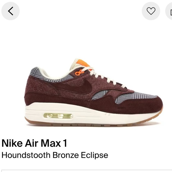 Nike | Nike Air Max 1 Houndstooth Bronze Eclipse (8.5M/10W) - Picture 15 of 16